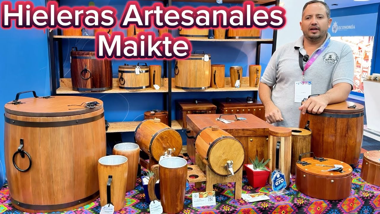 Fabricante de hieleras artesanales MAIKTE Maikte artisanal icebox manufacturer in Guanajuato, Mexico