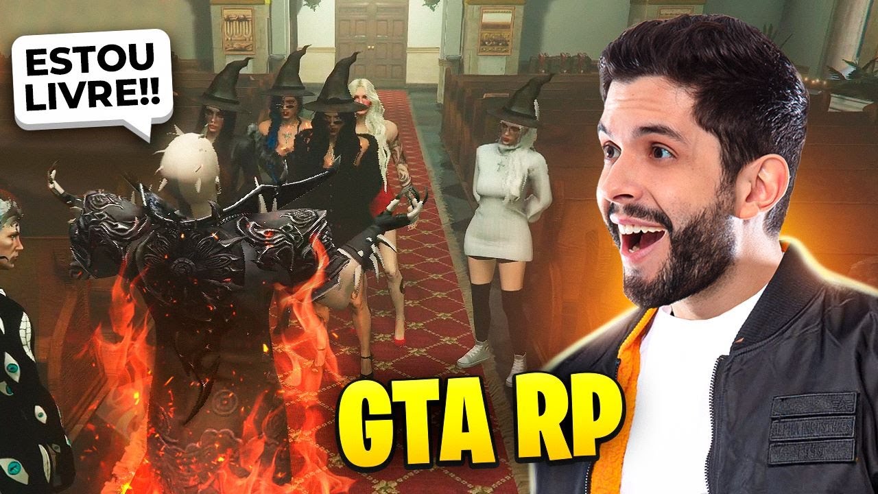 O DEUS DA MORTE SURGIU PRAS BRUXAS!! GTA RP SOBRENATURAL #38