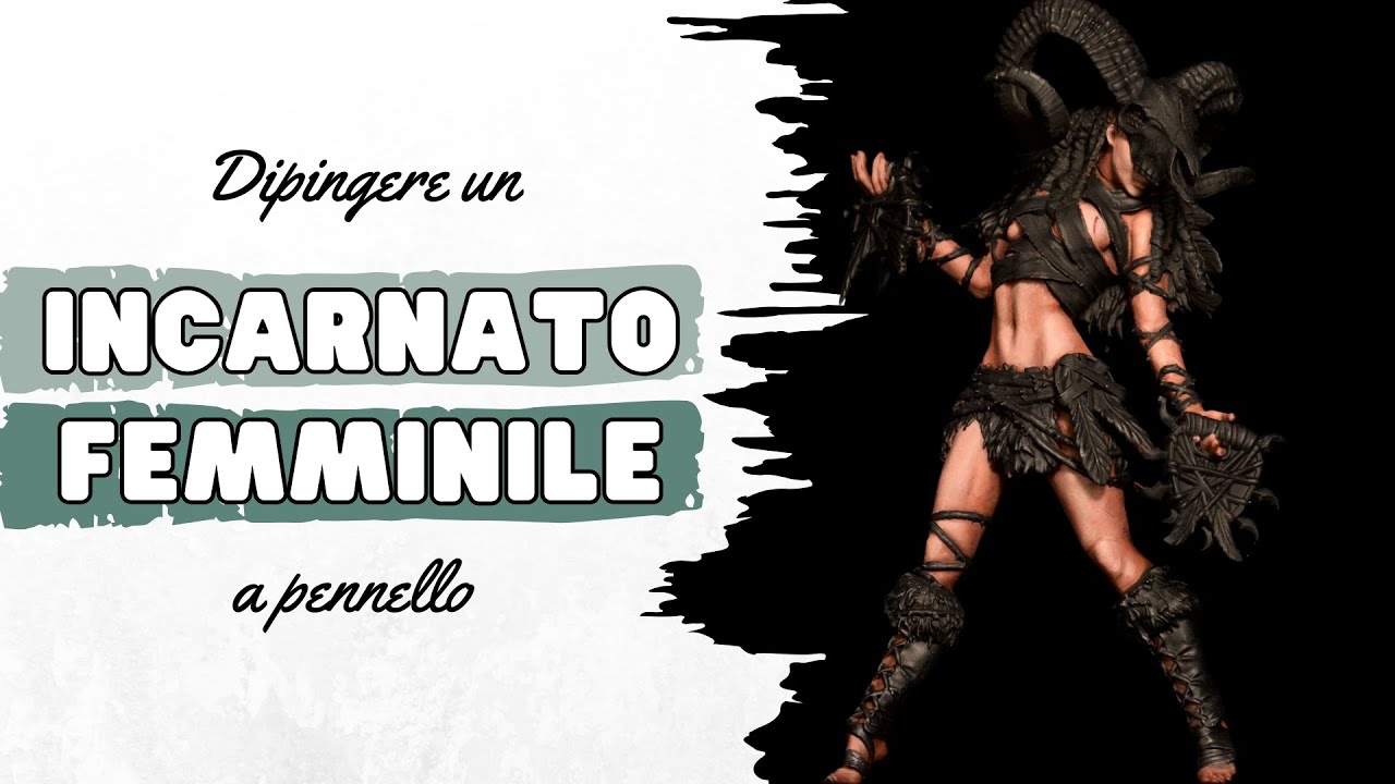 Come dipingere un INCARNATO FEMMINILE a pennello - Skintone femminile