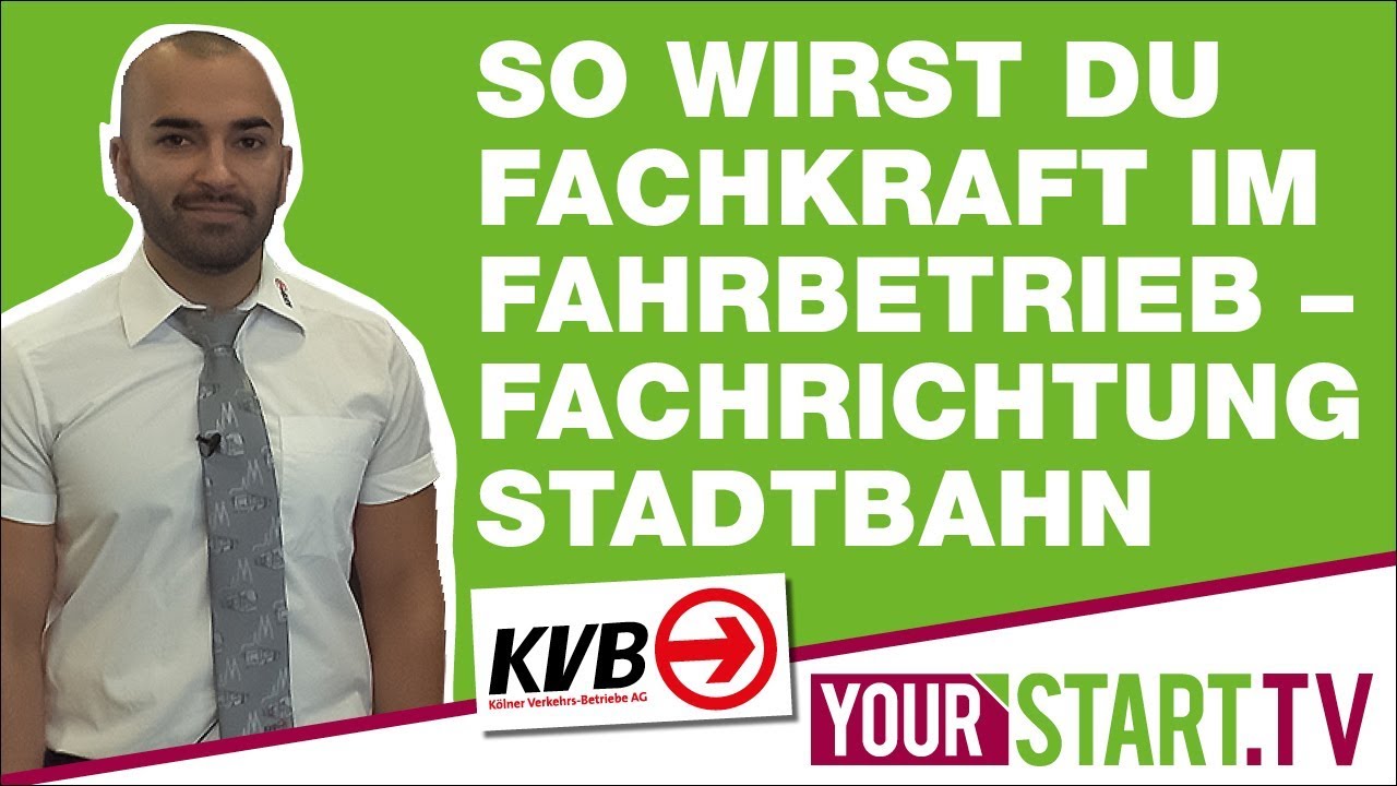 Fachkraft im Fahrbetrieb, Fachrichtung Stadtbahn