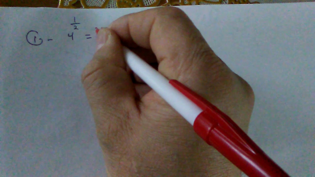 Fractional Exponent الاسس الكسرية بابسط طريقة