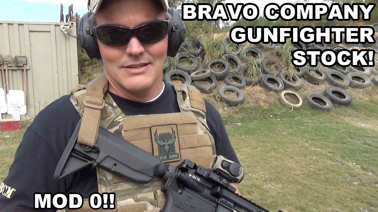 BCM Gunfighter Mod 0! Tough, Lightweight Stock for the AR15