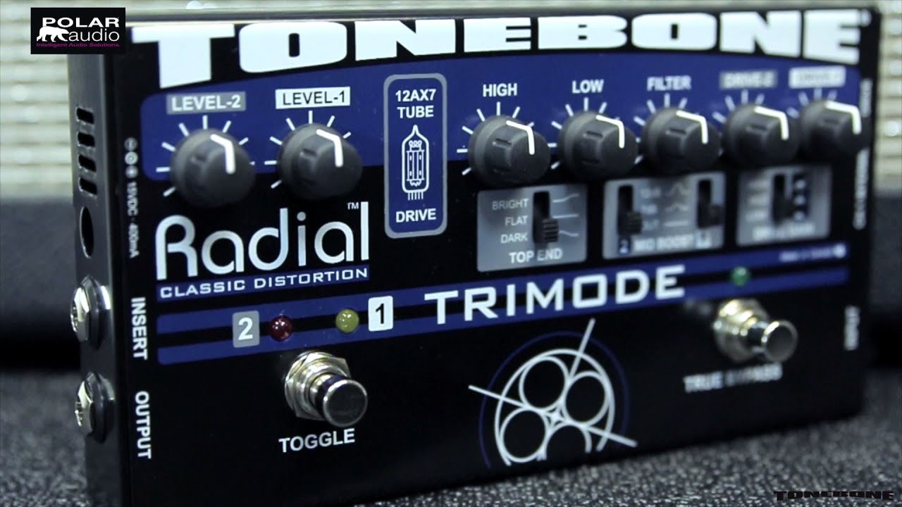 Radial Tonebone Trimode Tube Overdrive Distortion Pedal Demo