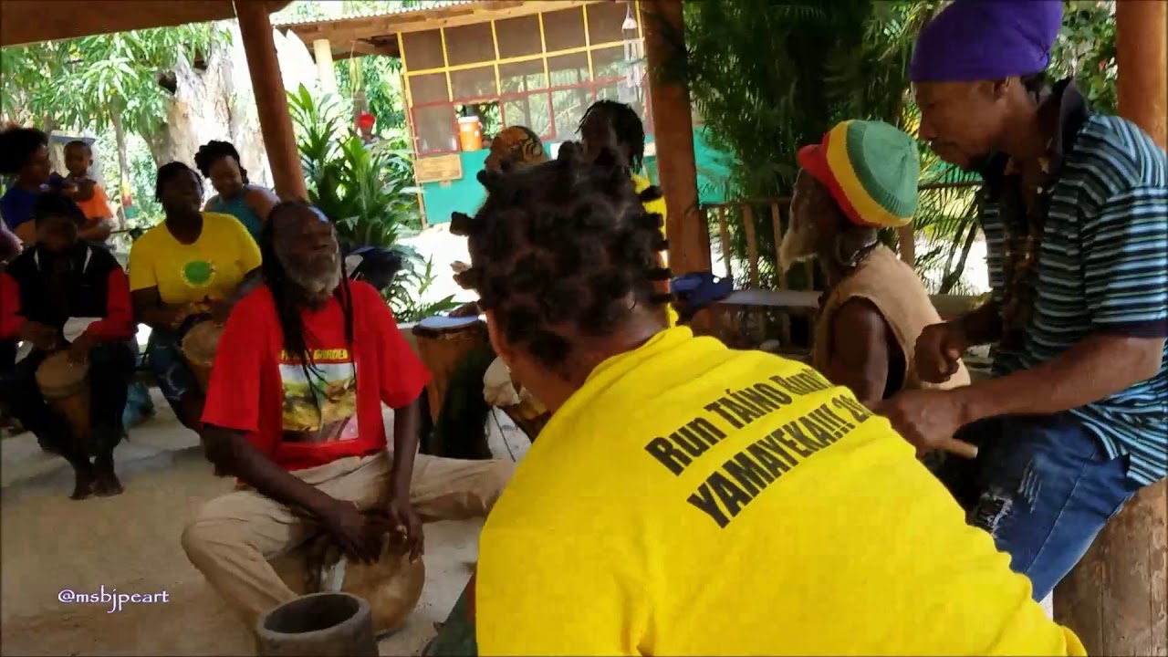 DRUMS ONLY - Rastafari Indigenous Village - Montego Bay Jamaica