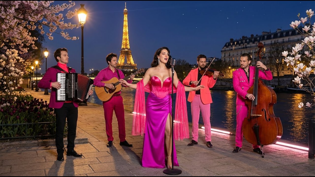 Eiffel Evenings in Paris Spring – Romantic French Love Songs Filled with Timeless Charm