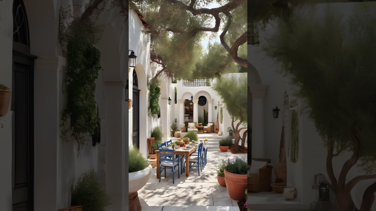The Mediterranean Backyard || Timeless design Ideas | Greek Tuscan Moroccan Turkish Inspirations