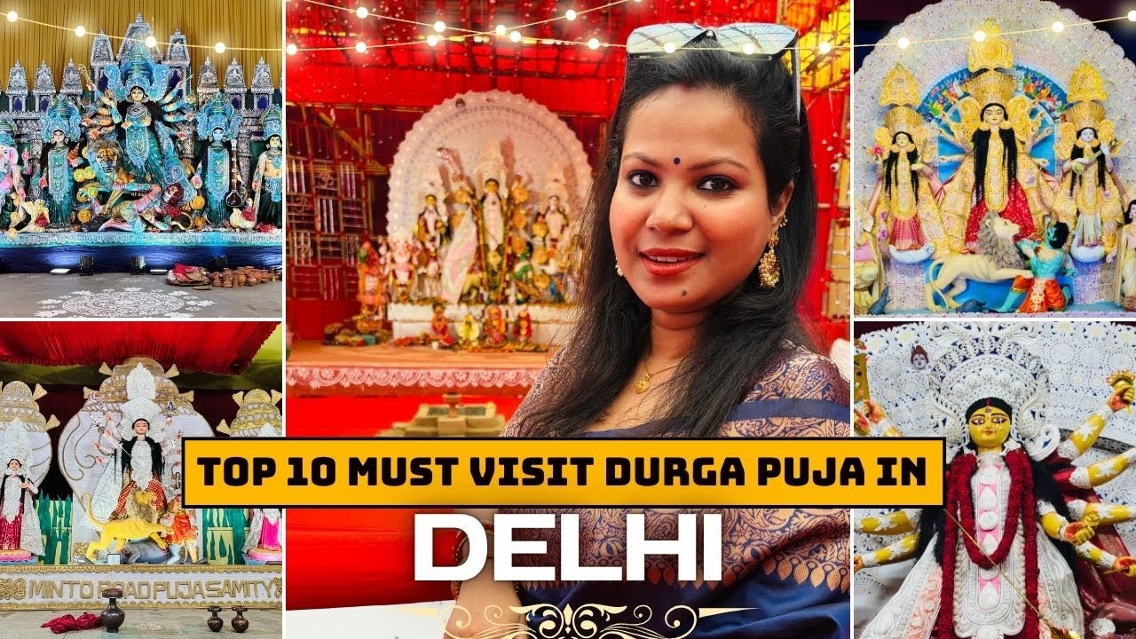 ✨Top Durga Puja Pandals in Delhi I Durga Puja Pandal Tour 2025 I Nearest Metro Station @rglife