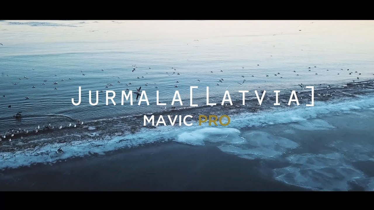 Frozen Beach in Jurmala [Latvia] with Drone