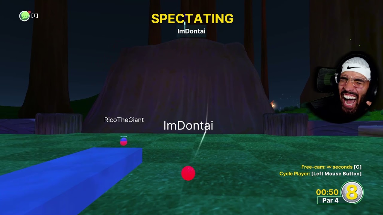 PG gets frustrated playing Golf with Your Friends w/ imDontai, Jojo, Krysta, Rico