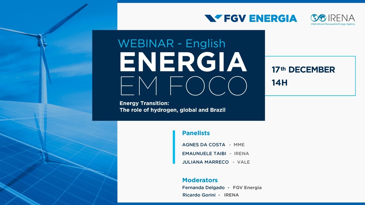 Webinar | Energy Transition: The role of hydrogen, global and Brazil