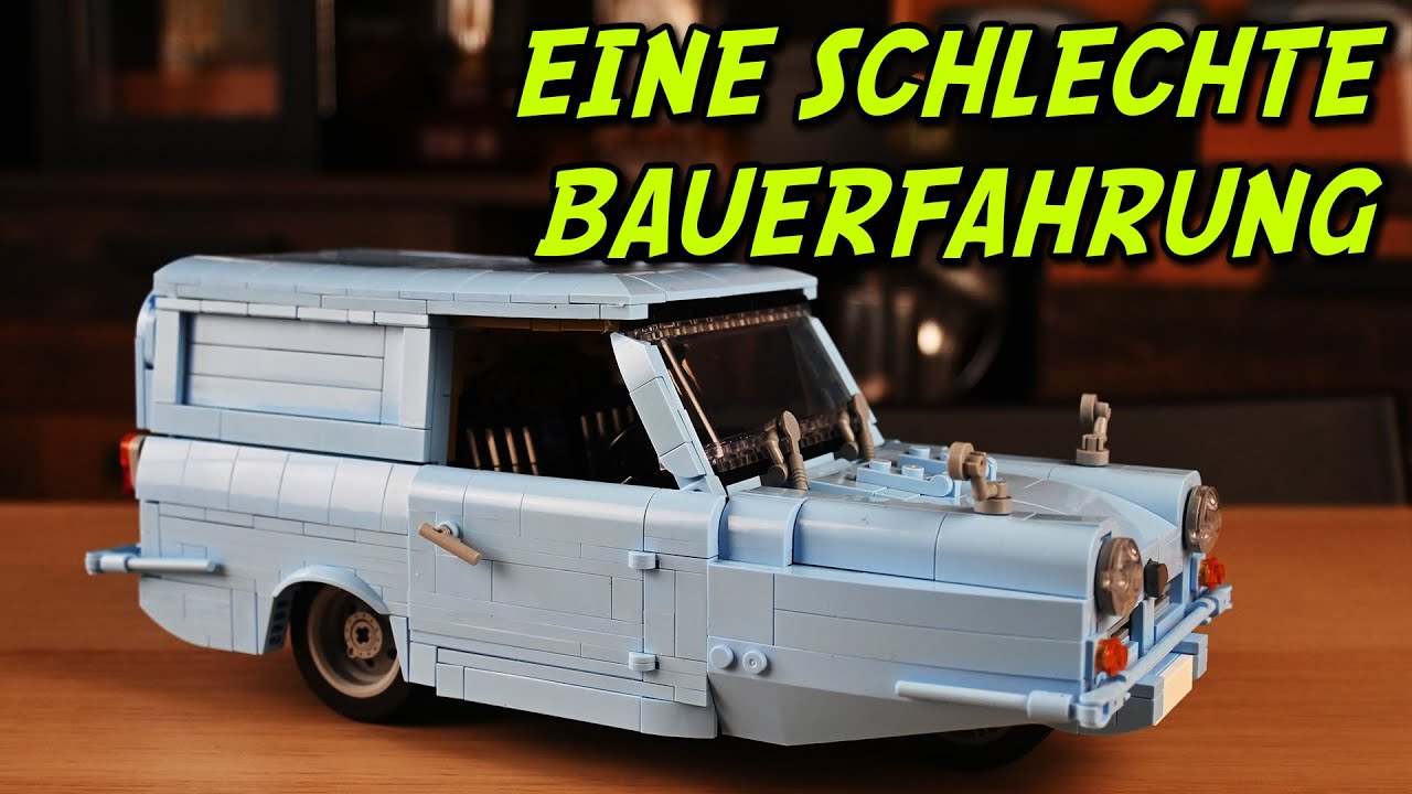 Eine schlechte Bauerfahrung - BlueBrixx 107468 englischer dreirädriger Lieferwagen