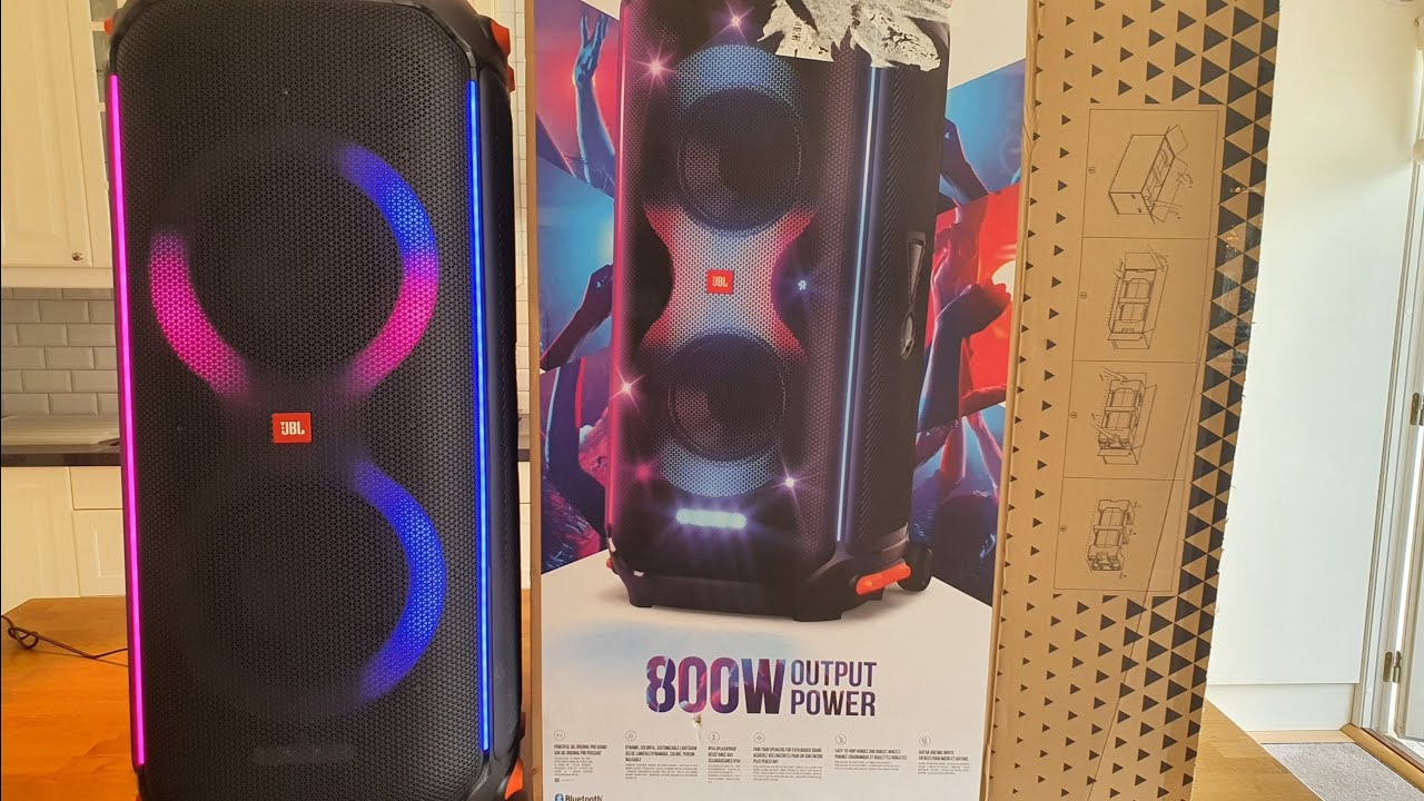 Распаковка и первые впечатления от JBL Partybox 710