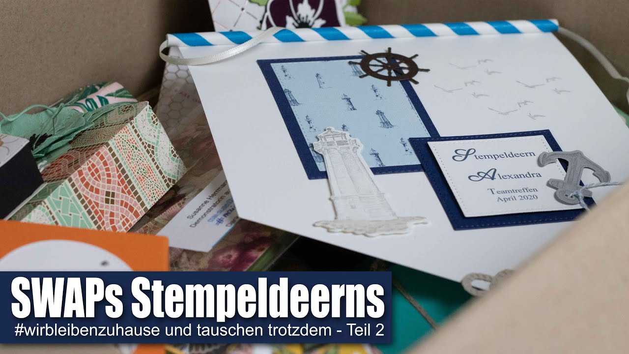 #wirbleibenzuhause & tauschen trotzdem | SWAPs vom abgesagten Teamtreffen | SWAPs der Stempeldeerns