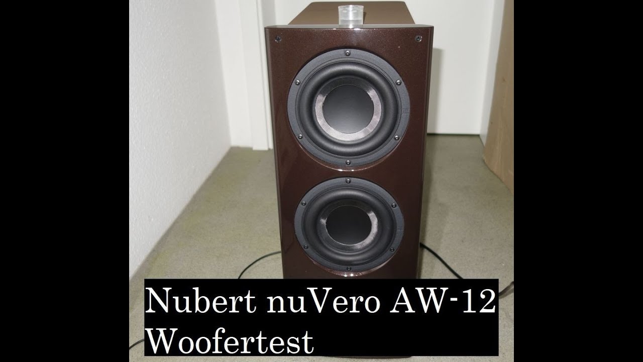 Nubert nuVero AW 12 -  Woofer-Test