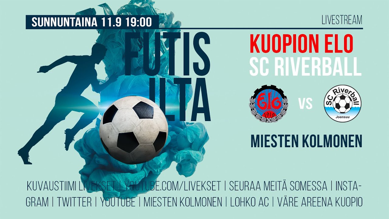 KUOPION ELO - SC RIVERBALL (JOENSUU) | MIESTEN KOLMONEN | SU11.9.2022 | KLO 19:00