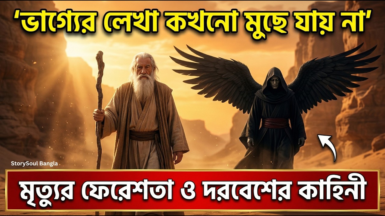 ভাগ্যের লেখা কখনো মুছে যায় না | মৃত্যুর ফেরেশতা ও দরবেশের কাহিনী | ইসলামিক শিক্ষণীয় গল্প