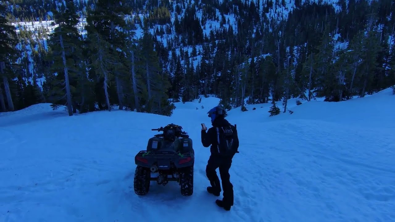 Skydio Drone and Honda ATV On The Backdoor January 24