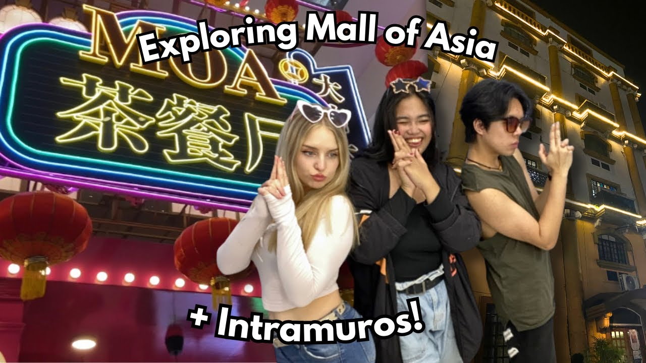 THE BIGGEST MALL IN PHILIPPINES! 🇵🇭 | Exploring MOA and Intramuros! 