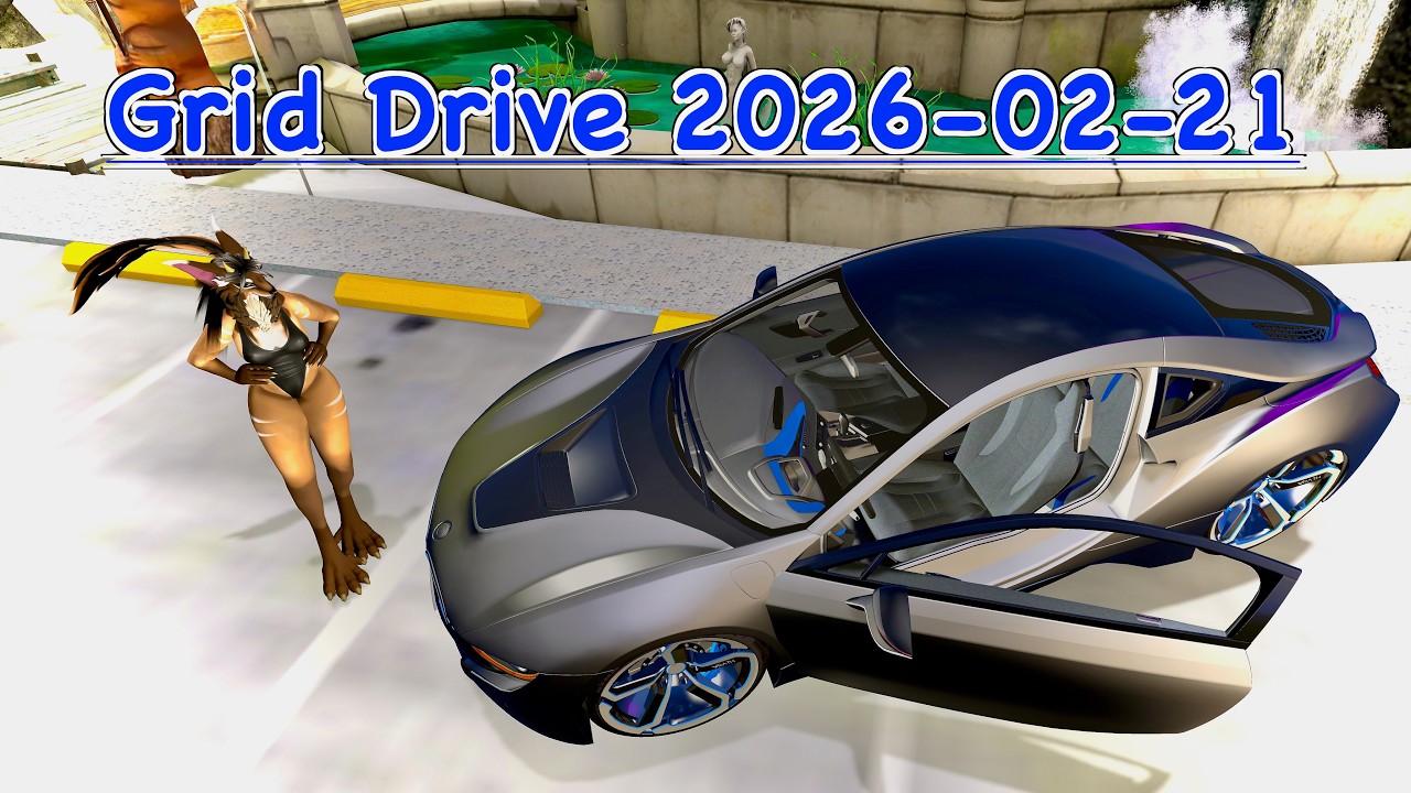Drivers of SL Grid Drive 2026-02-21 - long drive to an amusement park - Zada Bury @ Second Life