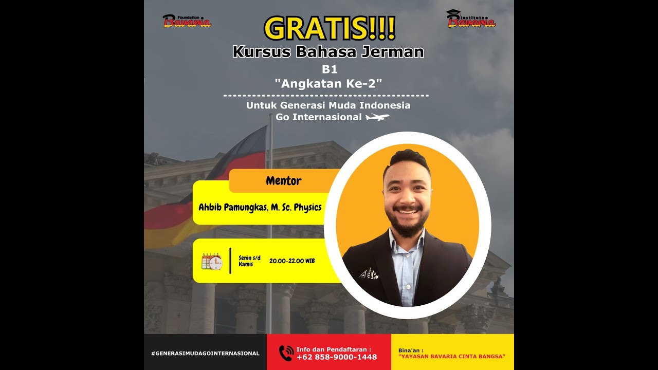 Kursus Bahasa Jerman B1 - Pertemuan 01 - Bavaria Institute