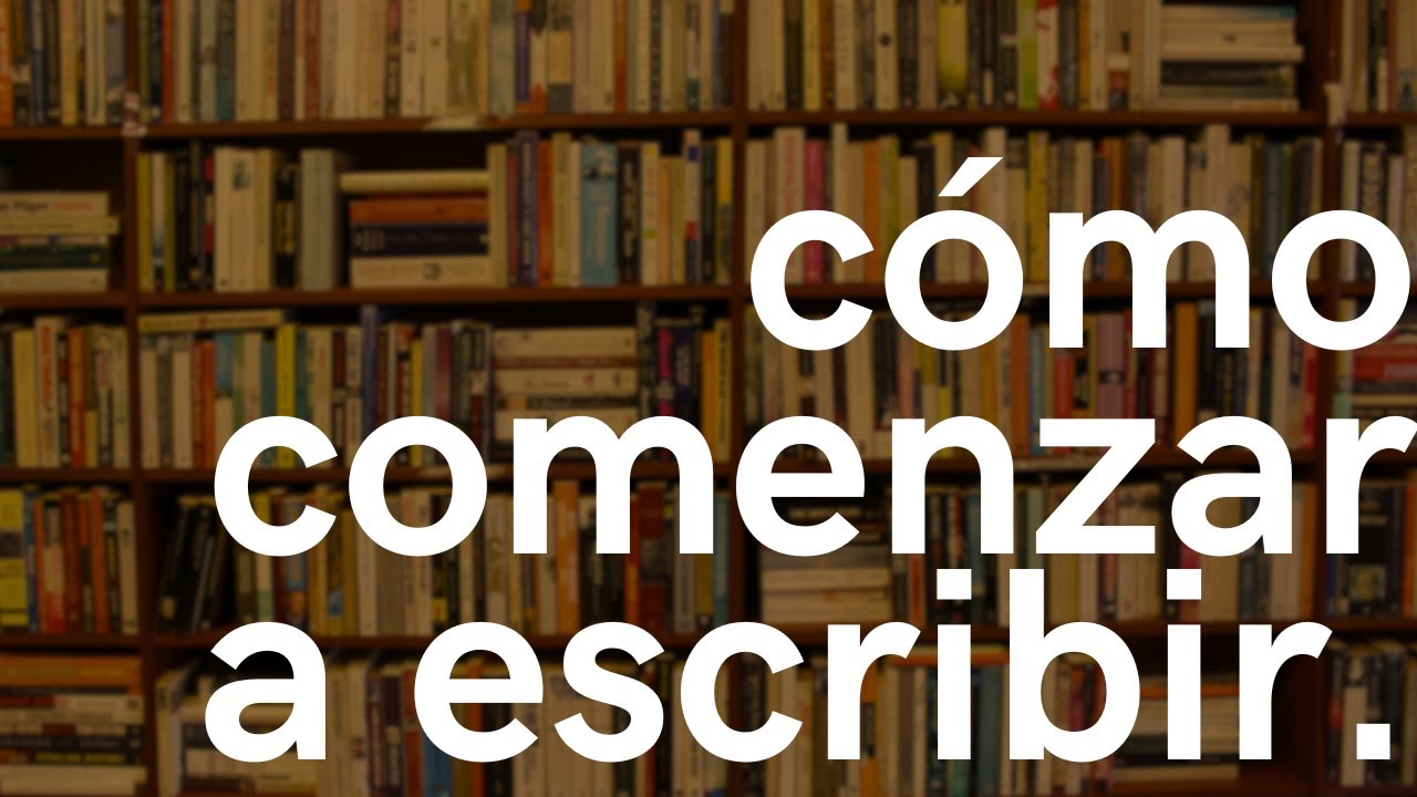 &iquest;Qu&eacute; se necesita para comenzar a escribir?