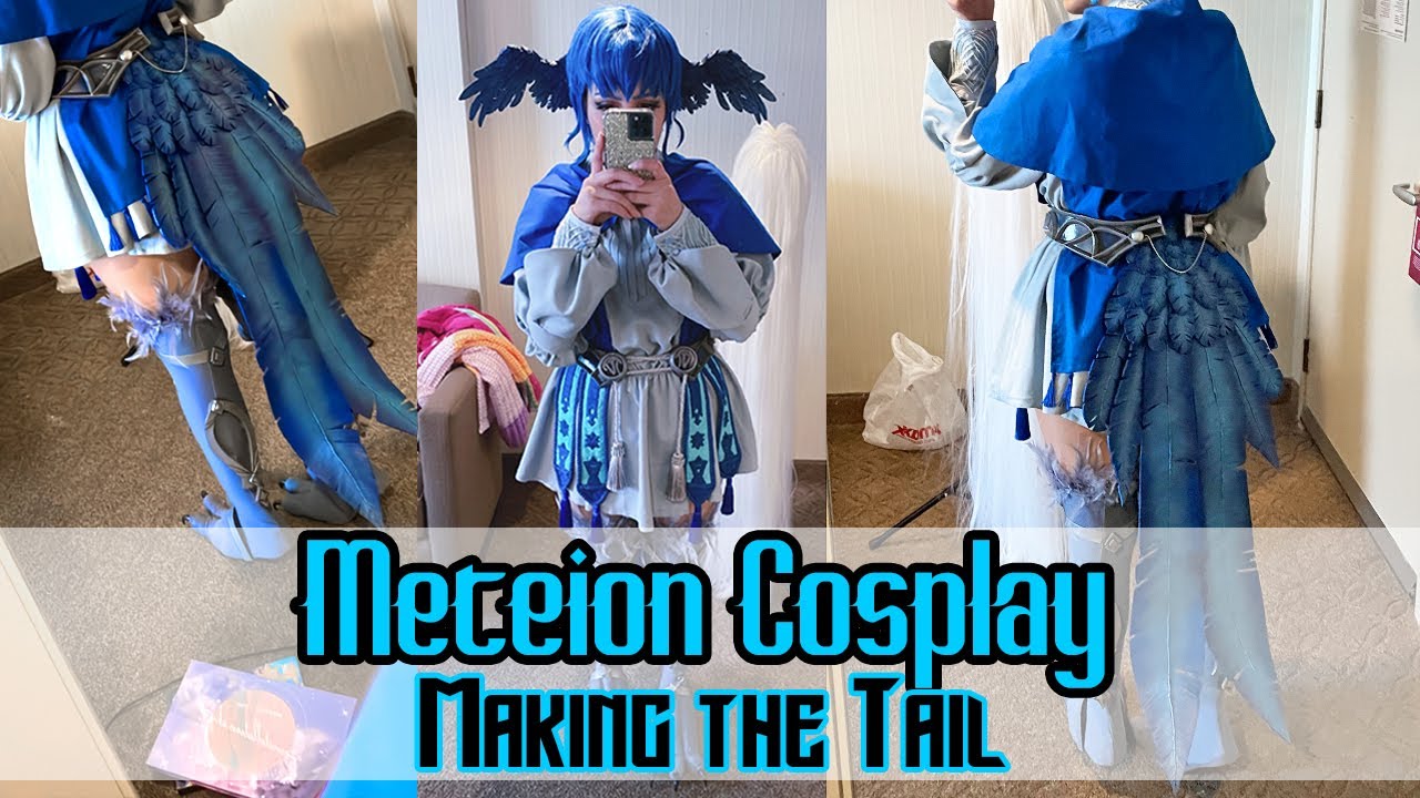 Making the Bird Tail for Meteion | Cosplay Tutorial