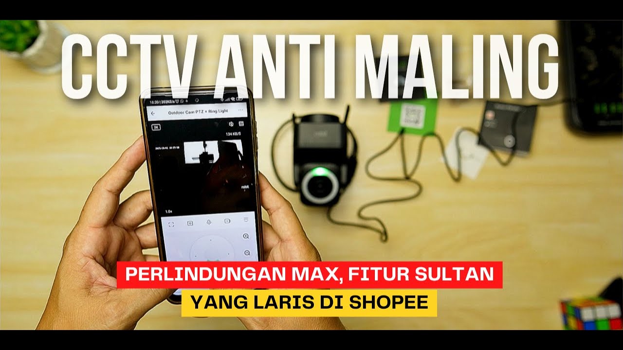 Unboxing CCTV Rabit Smart IP PTZ Ring Light, Perlindungan Maksimal Fitur Sultan