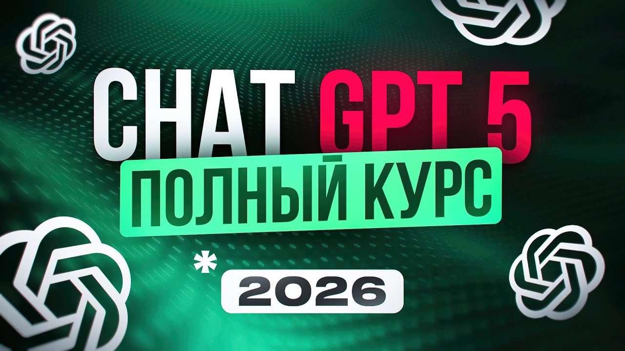 Полный ГАЙД по Новому ChatGPT 5  для Новичков | Нейросети 2026 | Удаленная работа |  БЕЗ ОПЫТА