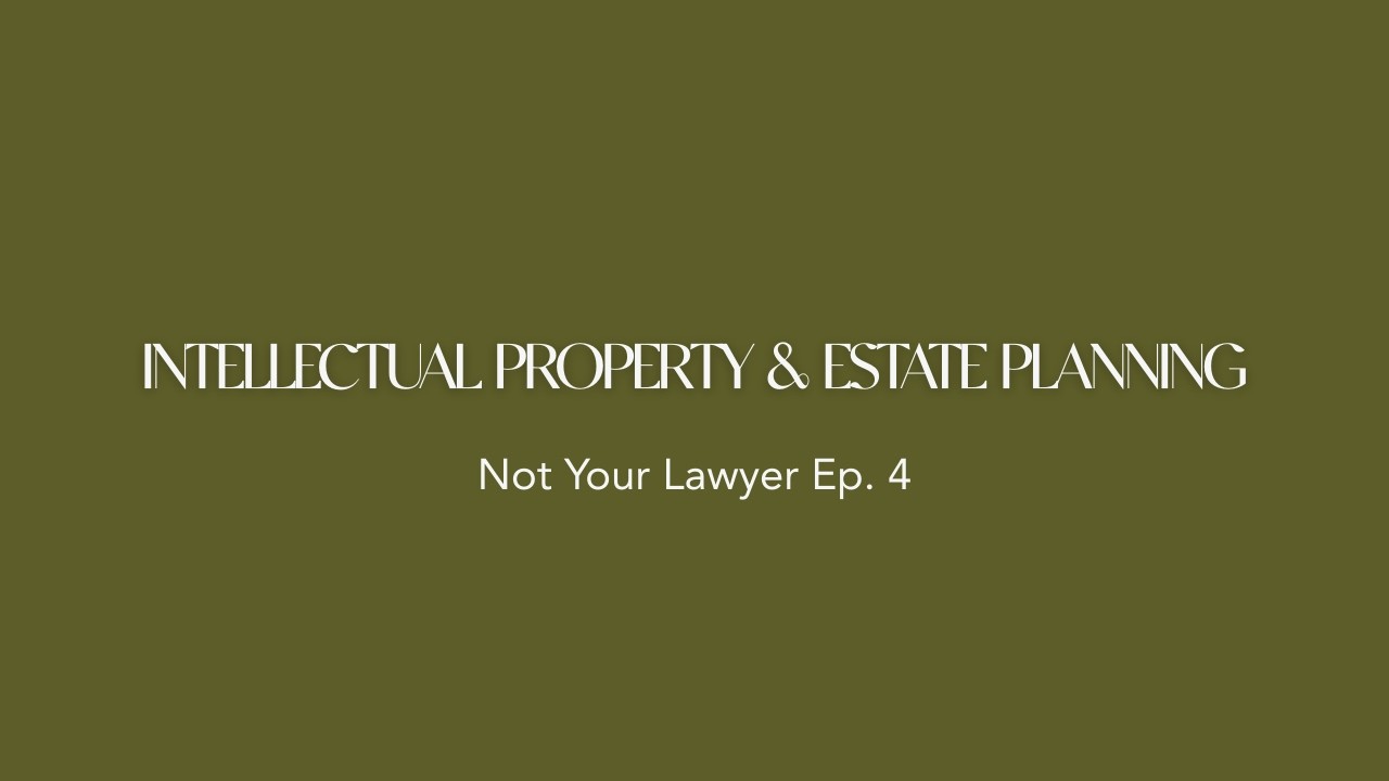 How Estate Planning Protects Your Intellectual Property:  AI, Copyright Theft, and Estate Disasters