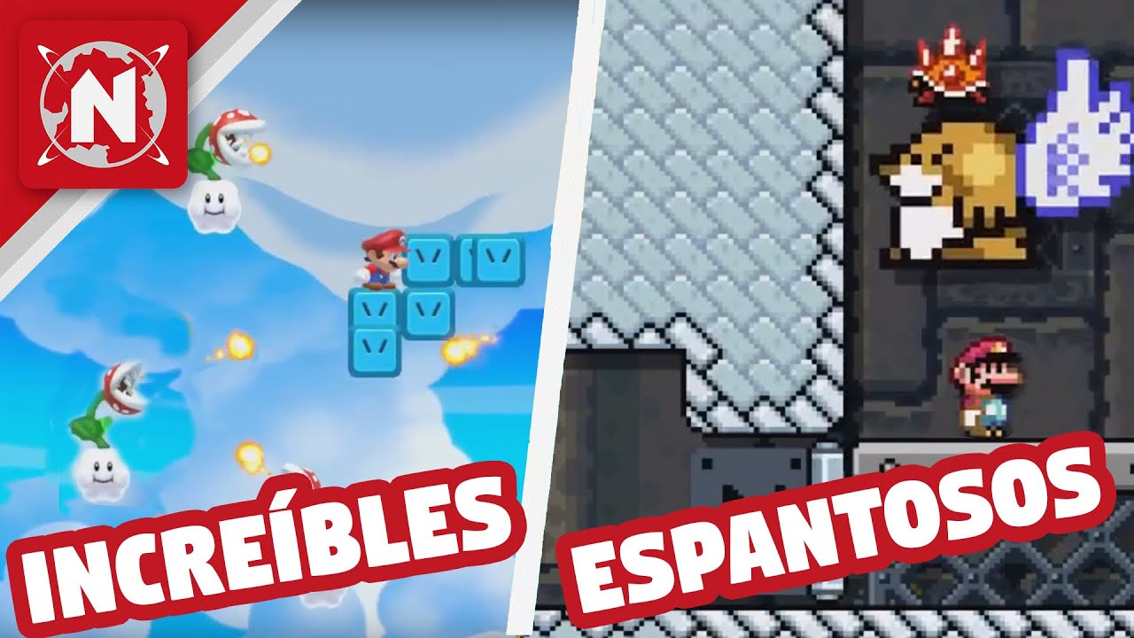 Los MEJORES y PEORES Niveles CREADOS en Mario Maker 2