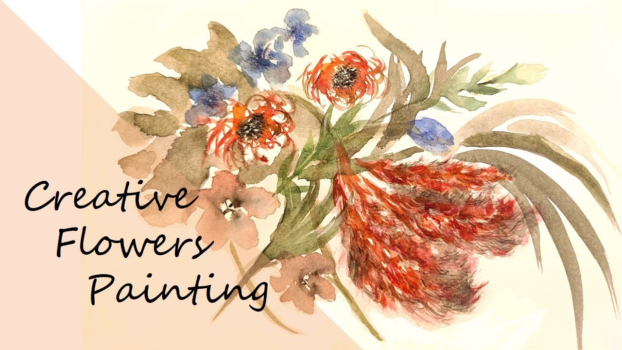 How to Paint Creative Flowers #02