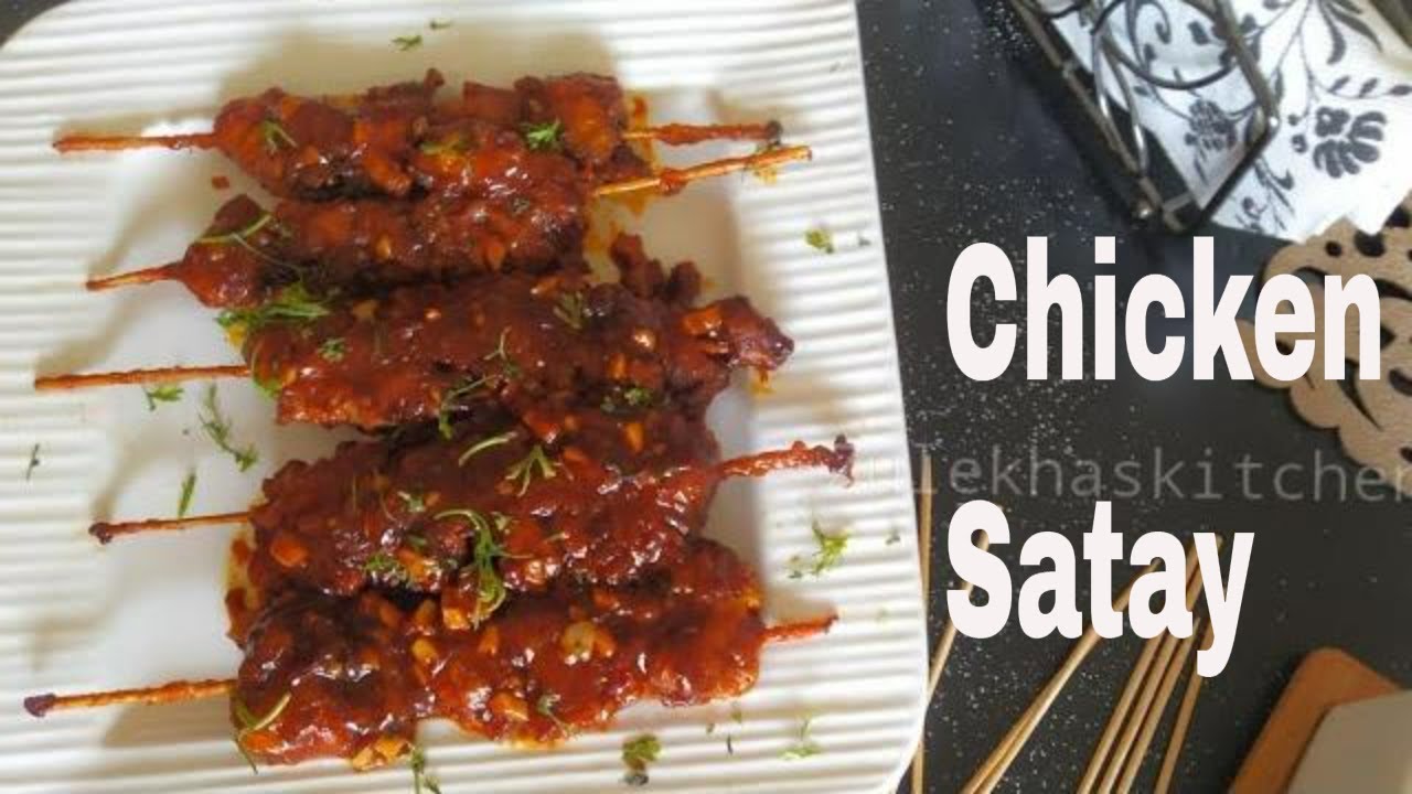 Delhi Darbar Style Chicken Satay Recipe | Restaurant Style Chicken Satay | Zulekhas Kitchen Recipes