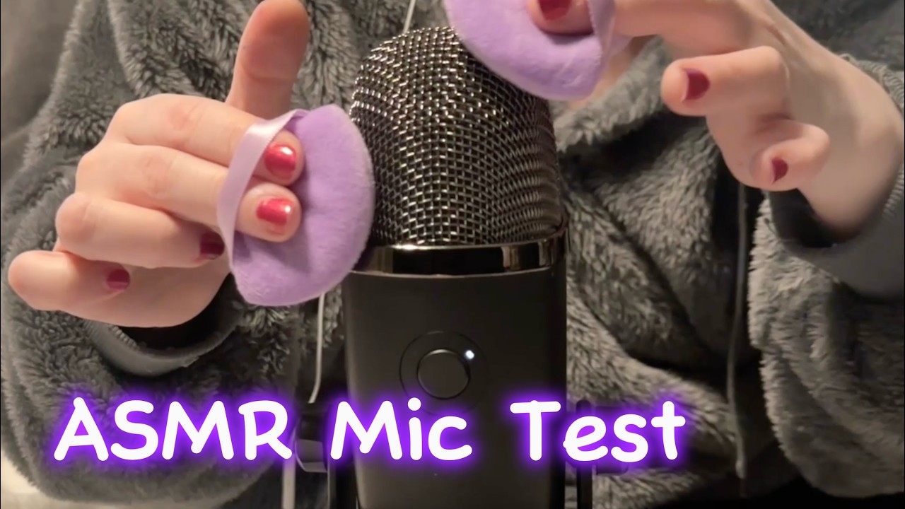 ASMR Mic Test with My Yeti X