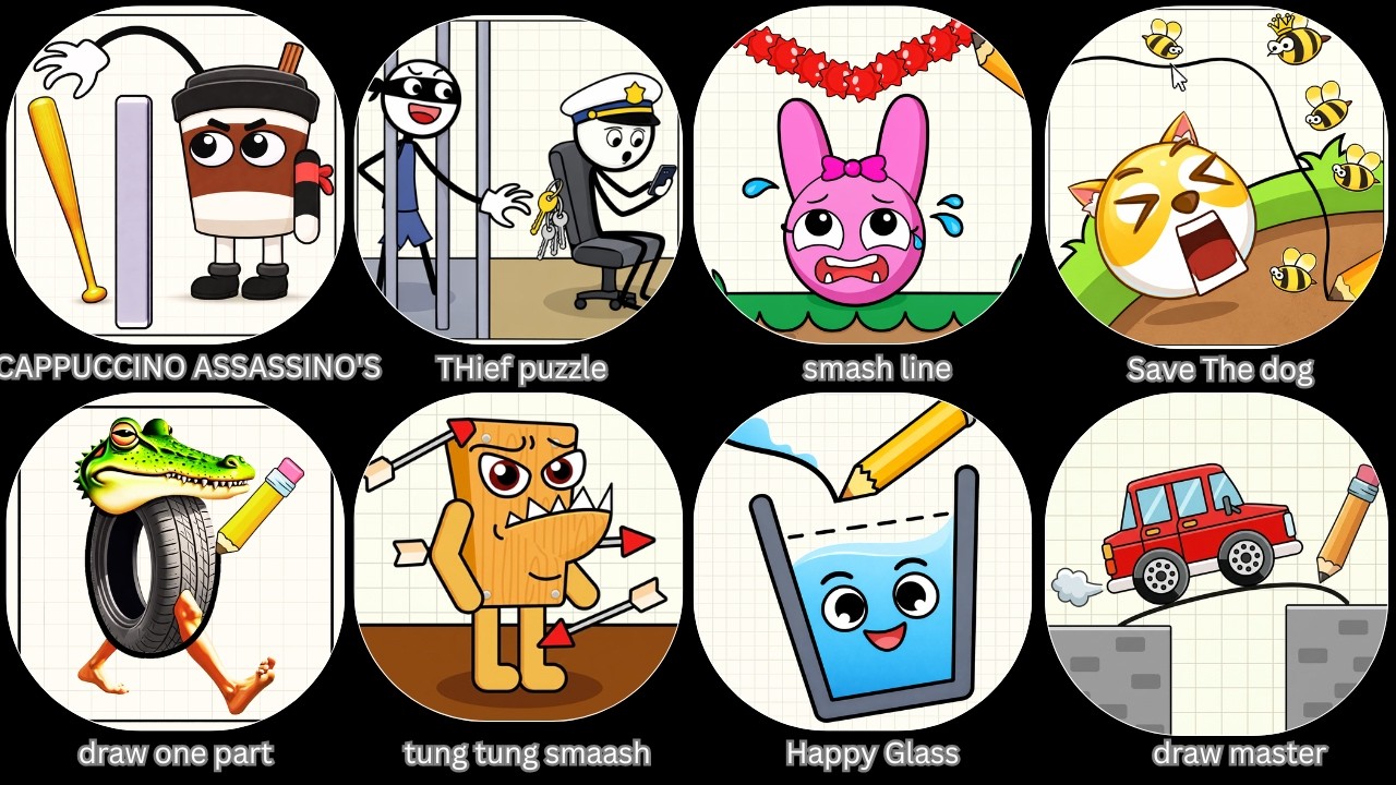 Save The Princess,Save The Dog,One Line: Mini Drawing,Single Line Draw,Draw Line: Offline Mini Games