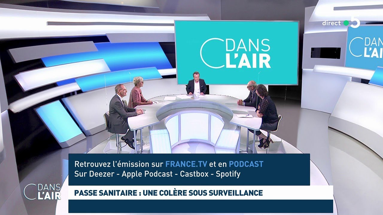 Passe sanitaire : une col&egrave;re sous surveillance ? #cdanslair 26.07.2021