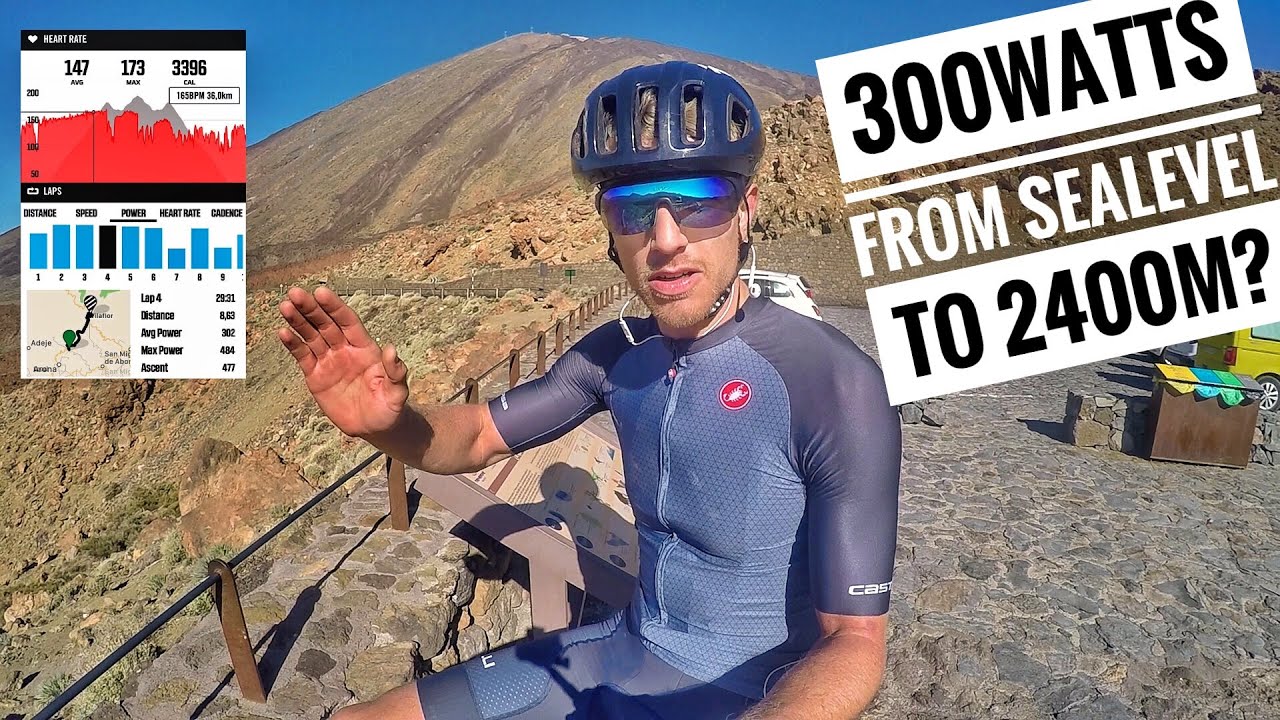 I tried to Hold 300watts to the top of mount Teide....