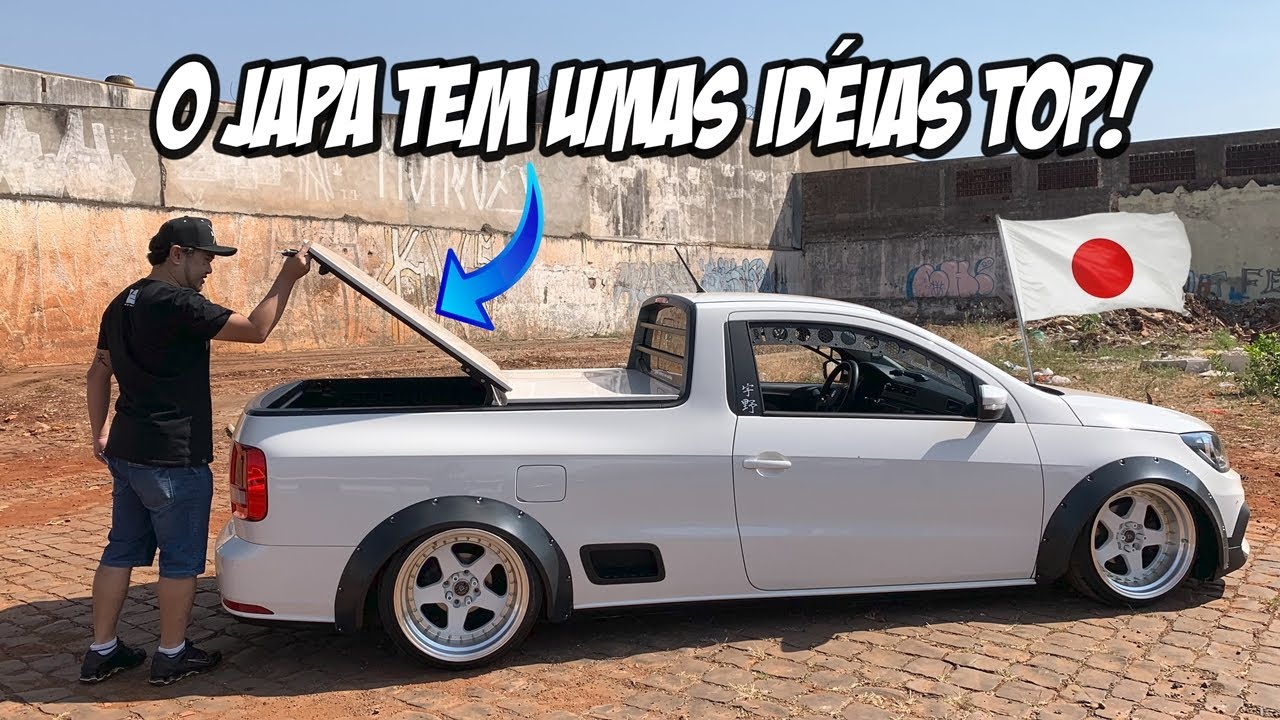 SAVEIRO JDM? FILMEI E ACABEI NEGOCIANDO ACESSÓRIO PARA MEU CELTA - TRIP7 SUL