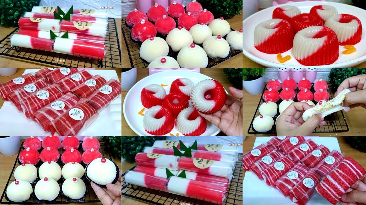 DIJAMIN LARIS‼️4 RESEP JAJANAN TEMA MERAH PUTIH - UNTUK ISIAN SNACKBOX DIJAMIN CANTIK 