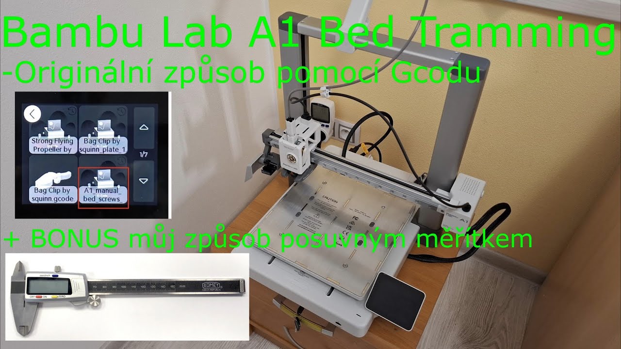 Bambu Lab A1 Bed Tramming
