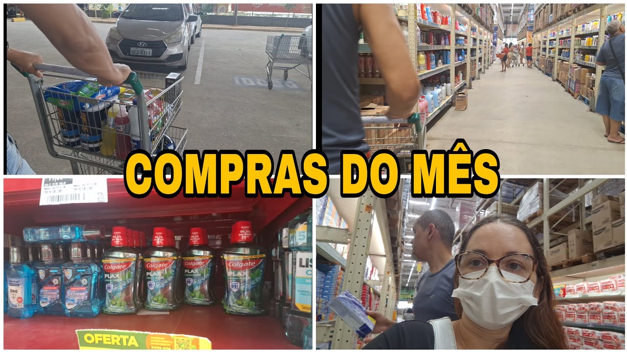 COMPRAS DO MÊS NO ATACADÃO + ATUALIZAÇÃO DA OBRA DA CASA 🏠 