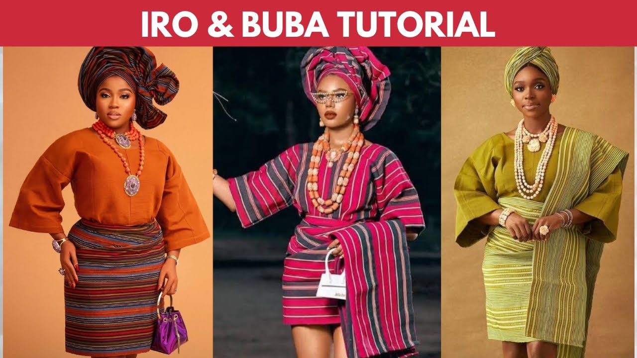 How to Cut & Sew Iro & Buba (Wrapper & Blouse) with Aso-oke | Iro, Buba, Ipele & Gele | Silem