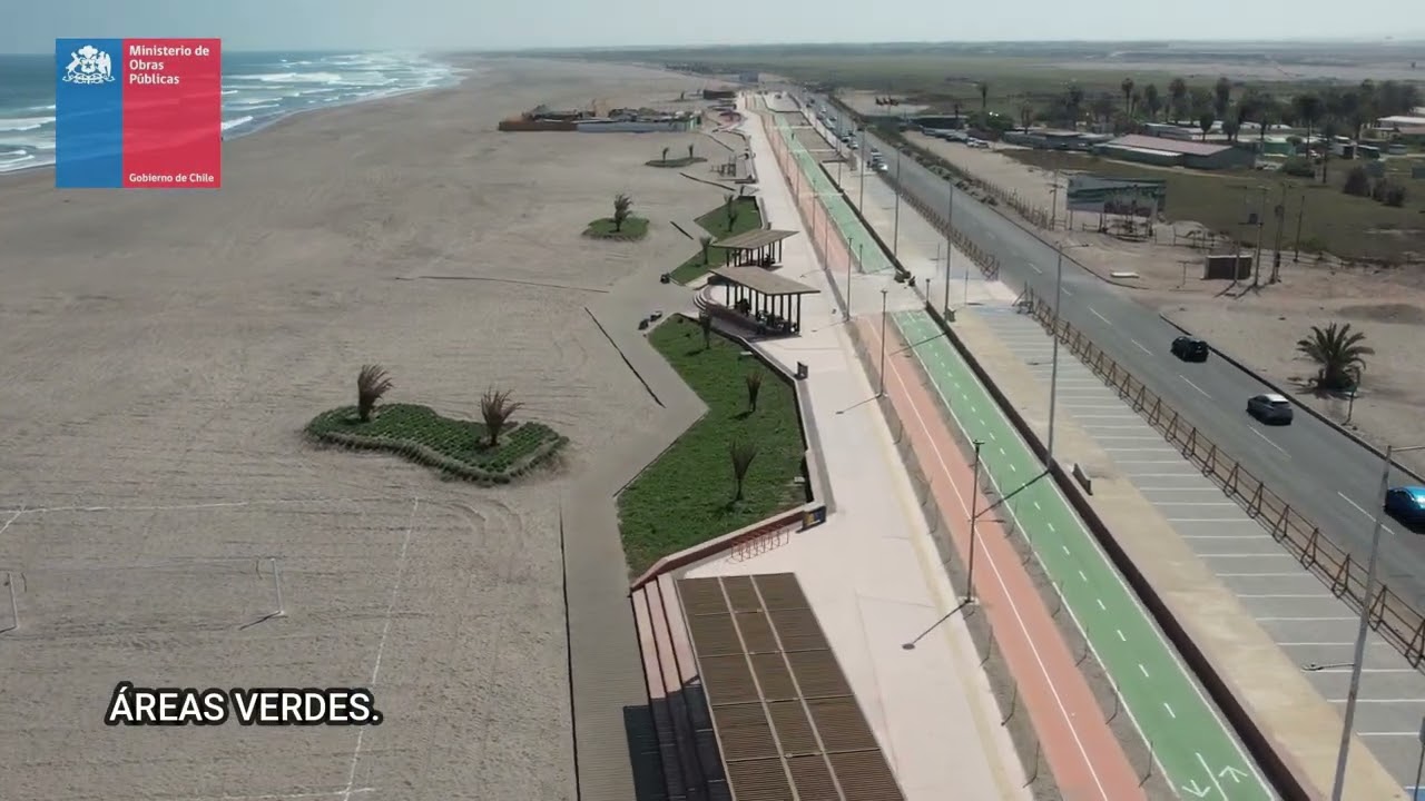 Mejoramiento borde costero Playa Las Machas, Arica.