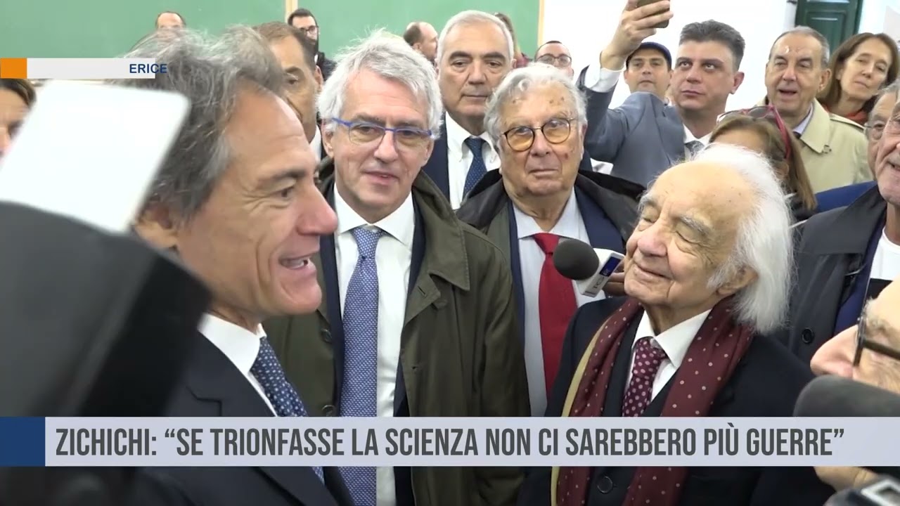 Erice. Zichichi: “Se trionfasse la scienza non ci sarebbero più guerre”