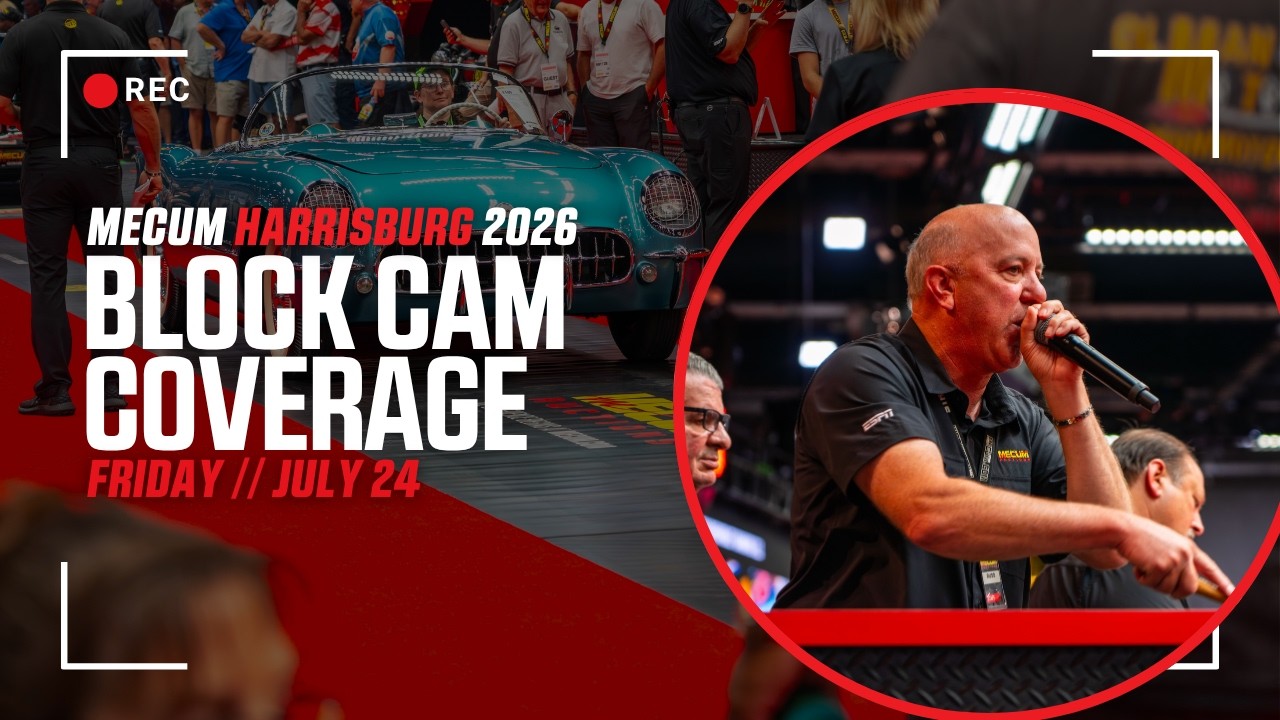 Mecum Harrisburg Live Block Cam // Friday, July 24th, 2026