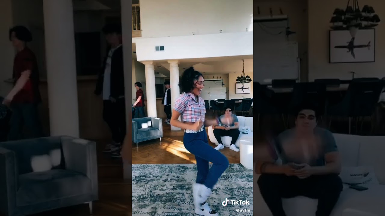 Avani Greggs old tiktok.                        jump up super star