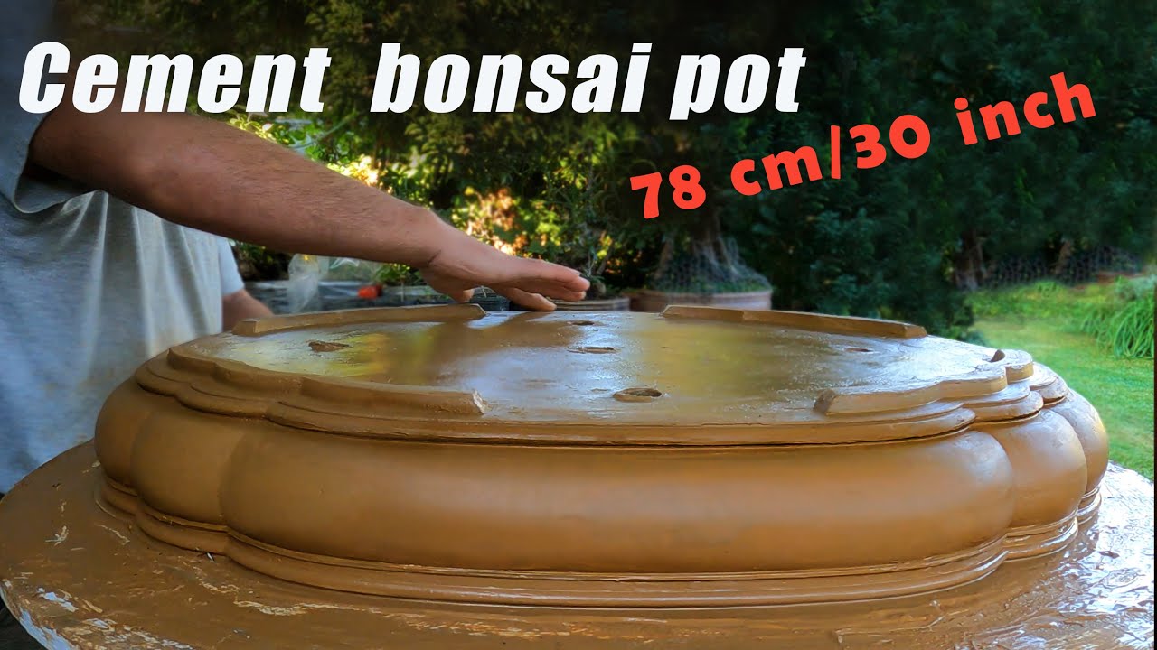 Cement bonsai pot - 78 cm/30 inch - Cementová bonsai miska
