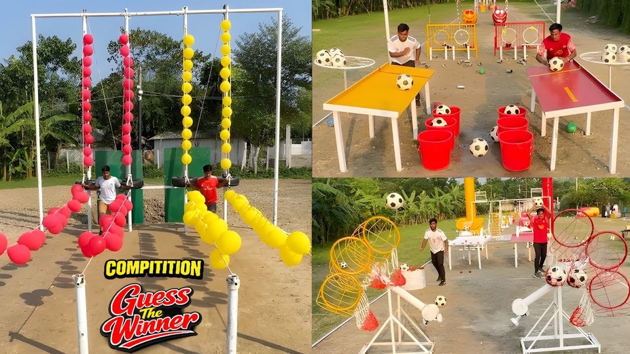 Guess The Winner But This Ending Shocked Everyone 😱| Football and Balloon Contest🔥/Amazing Challenge