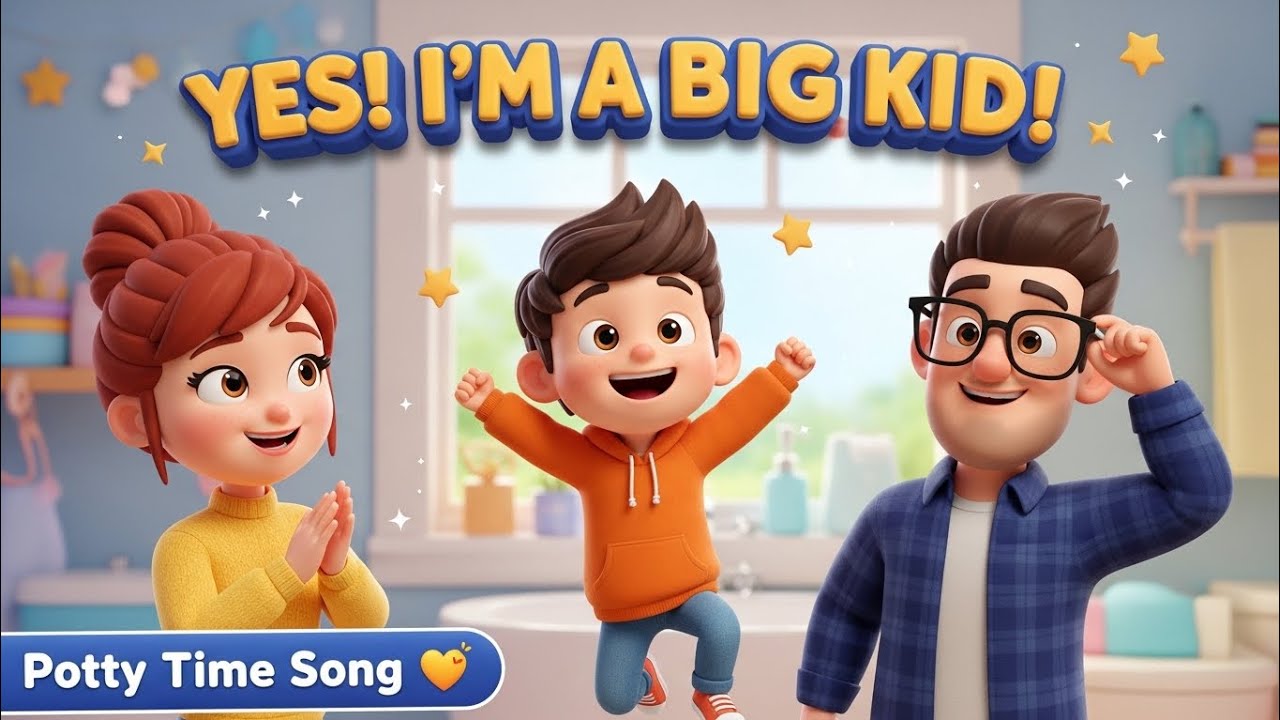 Potty Time Song 🚽 | Yes I’m a Big Kid Now! | Fun Potty Training Song for Toddlers