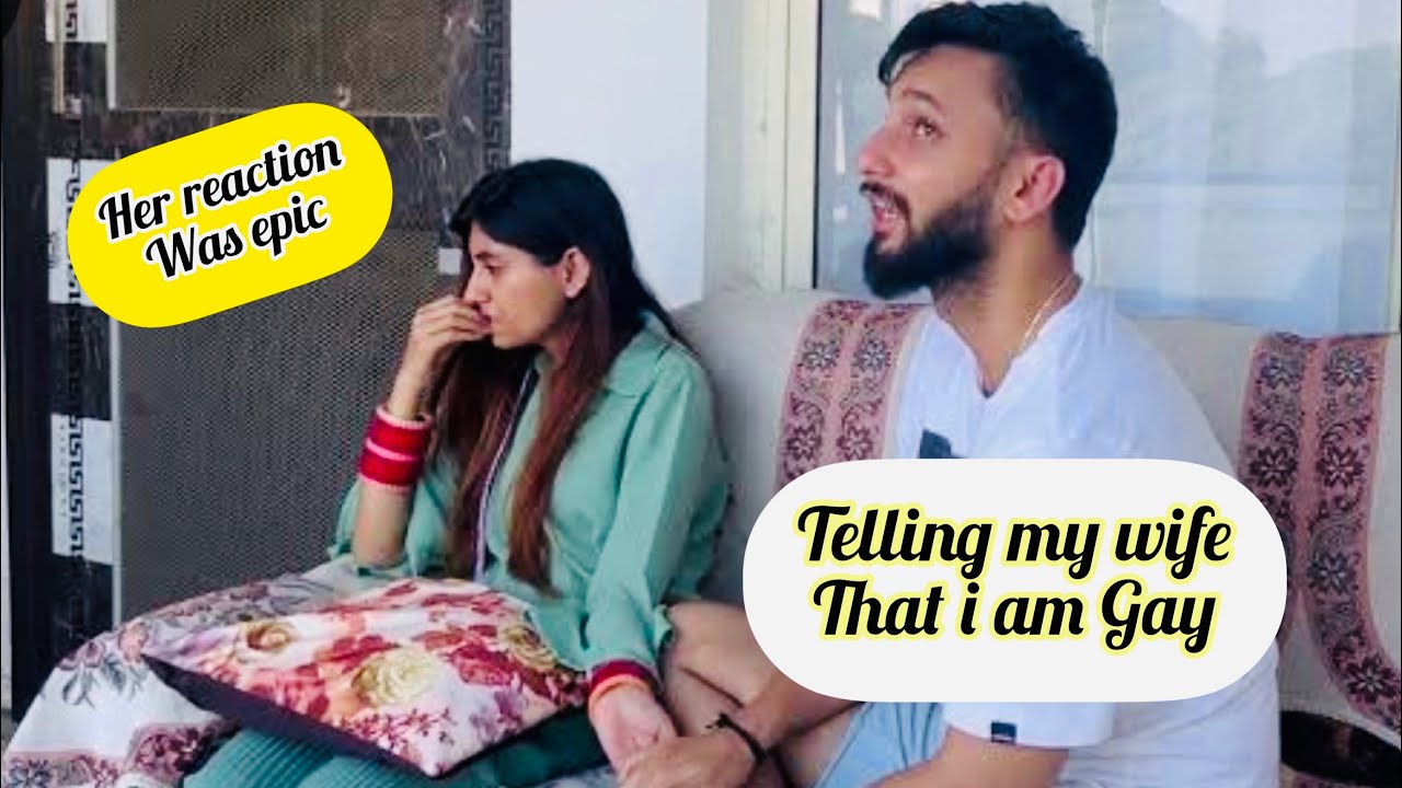 Telling my wife that i am Gay | she went speechless 😶 #prankonwife #prank