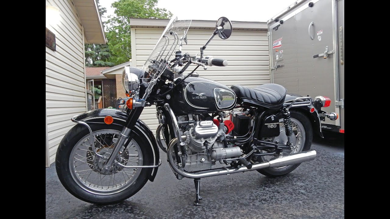 1974 Moto Guzzi Eldorado Many Modifications Mistral Exhaust